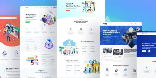 custom website pages