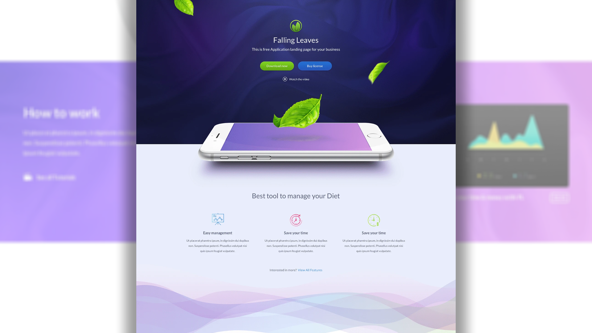single landing page